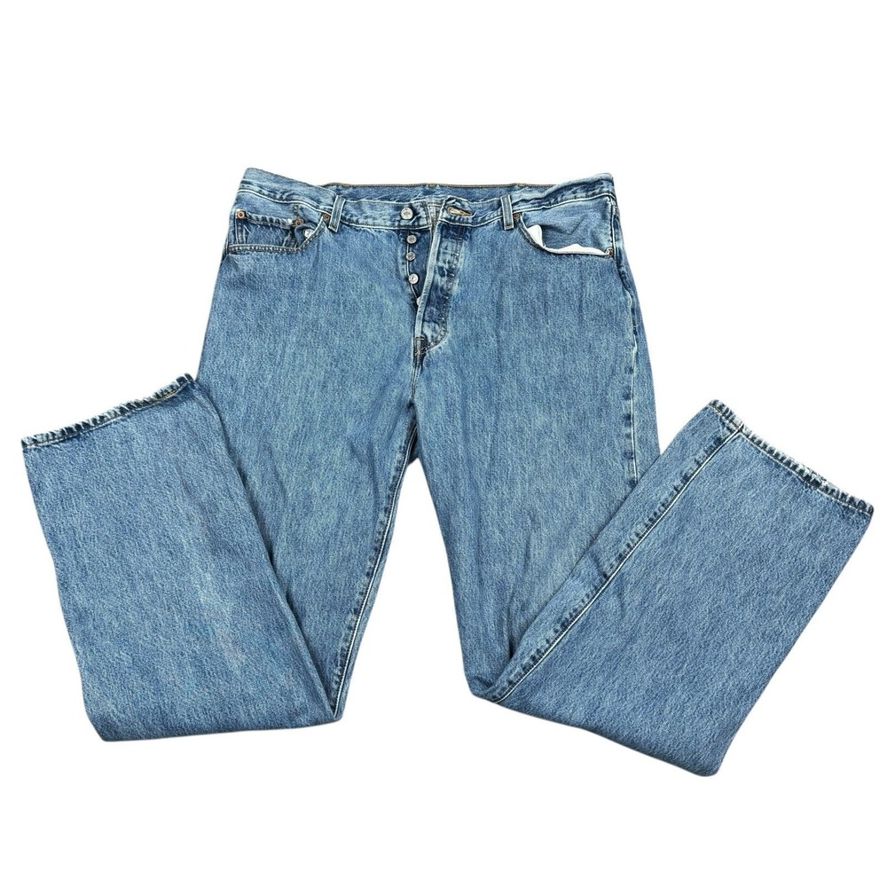 Vintage LEVIS 501 40" X 36" Button Fly WPL 423  Blue Jeans